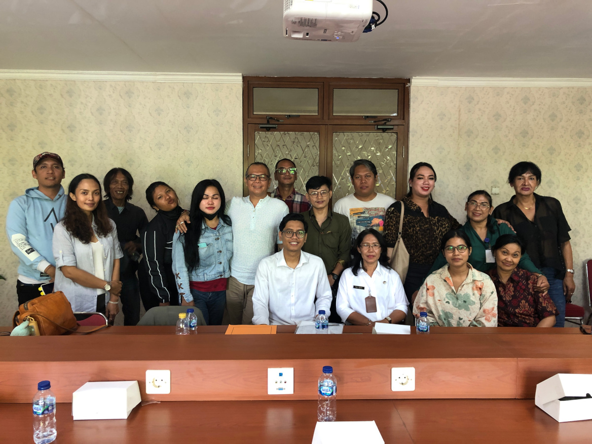 SSR YKP Kegiatan audiensi ke Dukcapil Kota Denpasar untuk kolaborasi program penanggulangan HIV Kerti Praja Foundation