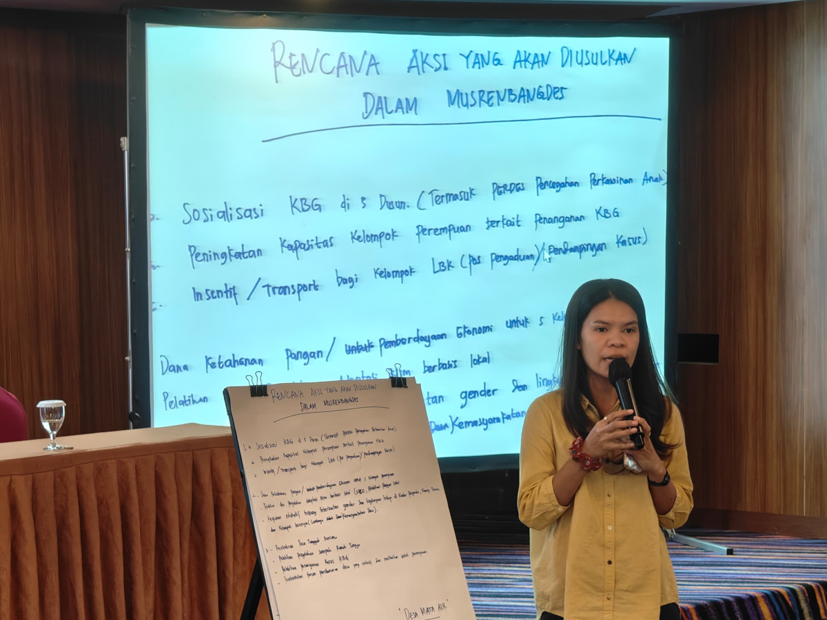 Penguatan Kapasitas Aparatur Desa dalam Pengembangan Strategi Implementasi Rekomendasi Rencana Aksi Pencegahan Kekerasan Berbasis Gender dan Ketahanan Perempuan akibat Dampak Perubahan Iklim melalui Musrenbangdes di Nusa Tenggara Timur penguatan kapasitas aparatur desa dalam pengembangan strategi implementasi rekomendasi rencana aksi pencegahan kekerasan berbasis gender di nusa tenggara timur hari 2 1 Kerti Praja Foundation