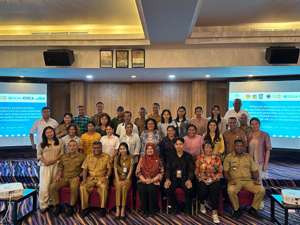 Penguatan Kapasitas Aparatur Desa dalam Pengembangan Strategi Implementasi Rekomendasi Rencana Aksi Pencegahan Kekerasan Berbasis Gender dan Ketahanan Perempuan akibat Dampak Perubahan Iklim melalui Musrenbangdes di Nusa Tenggara Timur