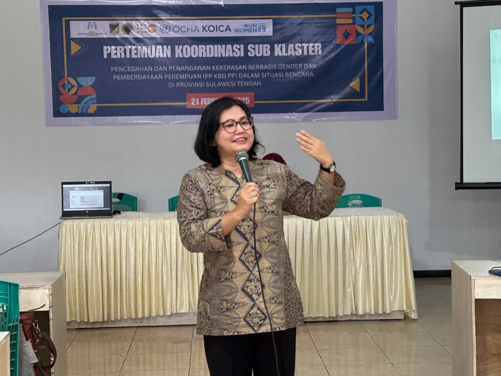 Pertemuan Koordinasi Sub Klaster Pencegahan dan Penanganan Kekerasan Berbasis Gender Pemberdayaan Perempuan Dalam Situasi Bencana di Provinsi Sulawesi Tengah pertemuan koordinasi sub klaster pencegahan dan penanganan kekerasan berbasis gender pemberdayaan perempuan PP KBG PP dalam situasi bencana di provinsi sulawesi tengah 3 Kerti Praja Foundation